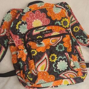 🌻 Vera Bradley Backpack, Ziggy Zinna